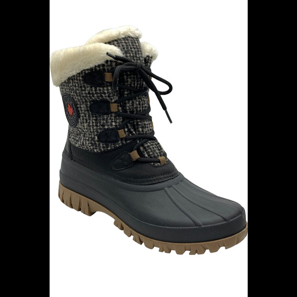 Cougar Waterproof Lace-Up Boots Cabin Black - Medium - Picture 1 of 3